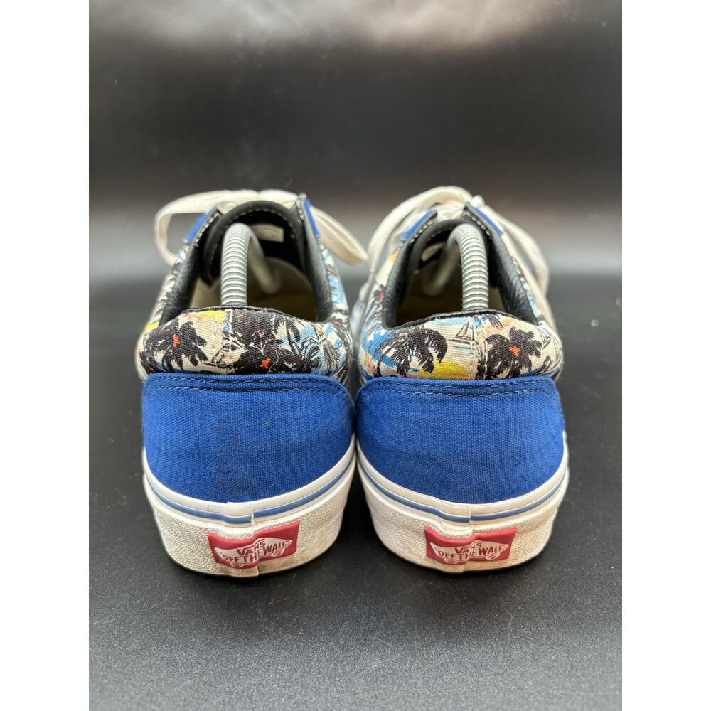 Vans Old Skool Hawaiian Tropical Floral Multicolor Canvas Sneakers Men's Size 10 - Picture 4 of 7